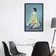 preview thumbnail 9 of 13, iCanvas "Audrey Hepburn in Oscar de la Renta" by George V. Antoniou Framed