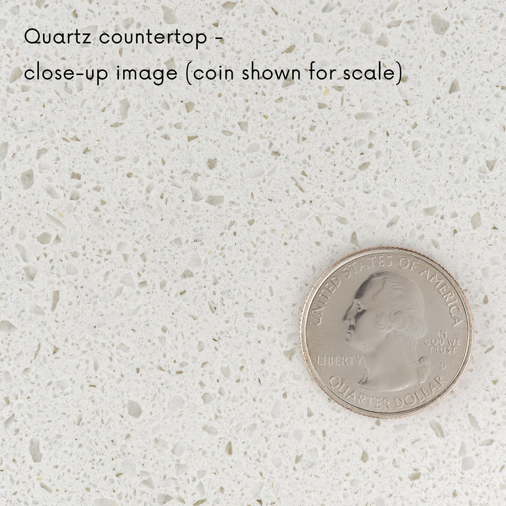 KitchenBathCollection Eleanor 24" Bathroom Vanity with Quartz Top