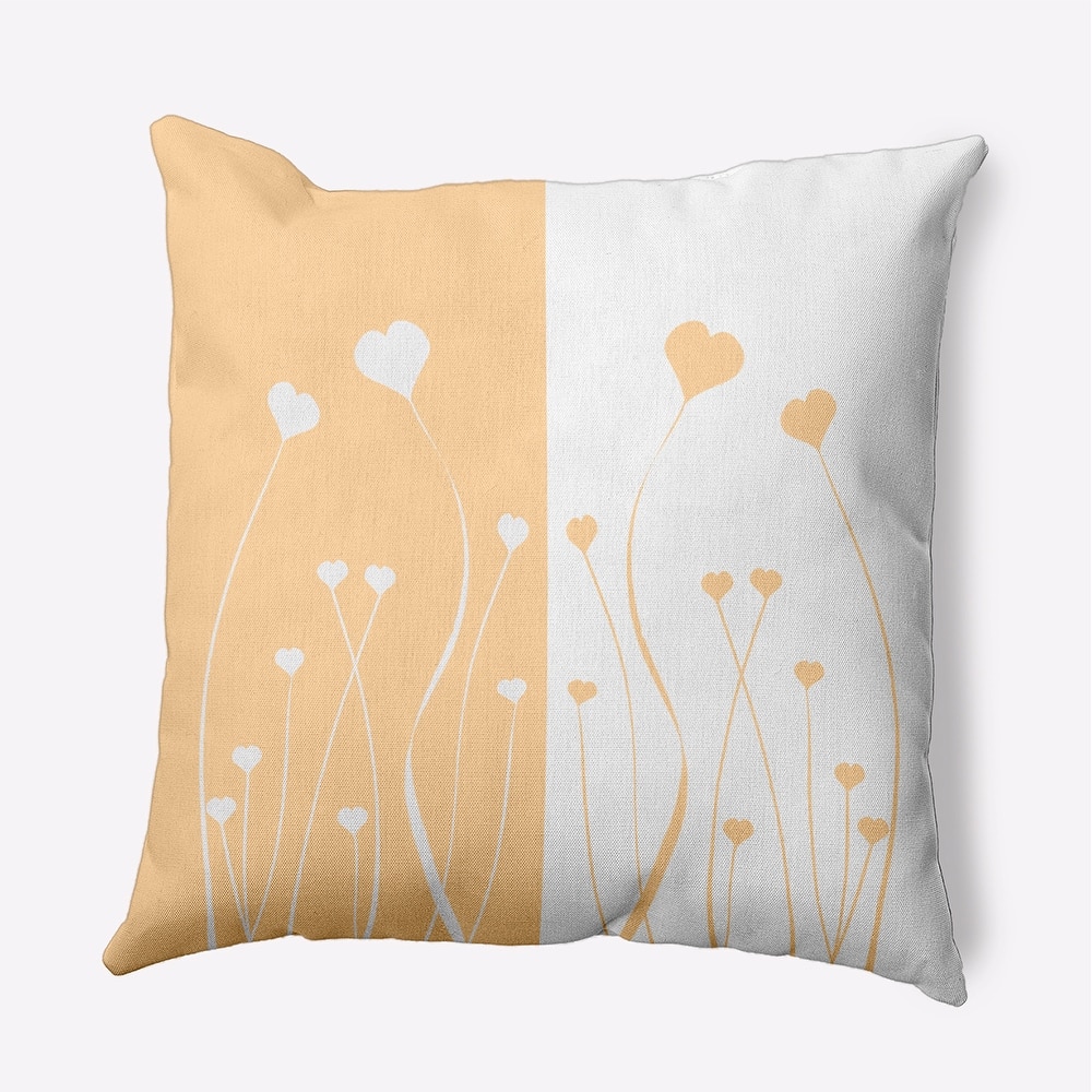 Growing Love Valentines Day Decorative Throw Pillow