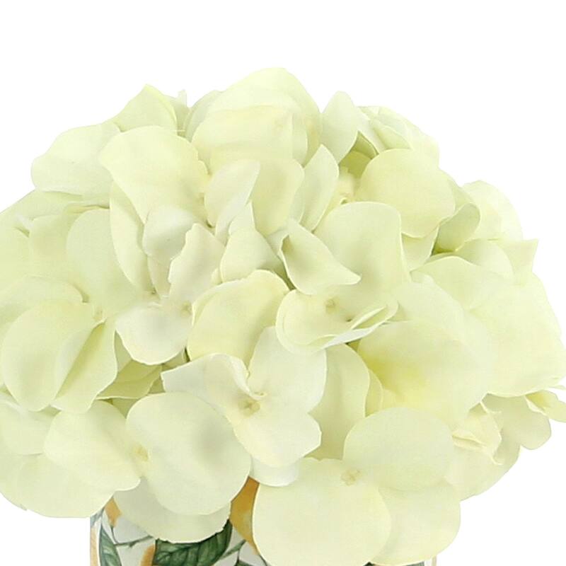 Hydrangea Arrangement in a Glass Vase