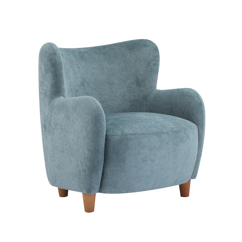 Bacho Fabric Wingback Accent Chair by Christopher Knight Home