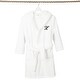 preview thumbnail 25 of 103, Sweet Kids 100% Polyester SUPER PLUSH Double Brushed Hooded Bathrobe with Black Script Monogram