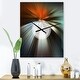 preview thumbnail 8 of 8, Designart 'Brown Focus Color' Oversized Modern Wall CLock 18 in. wide x 23 in. high