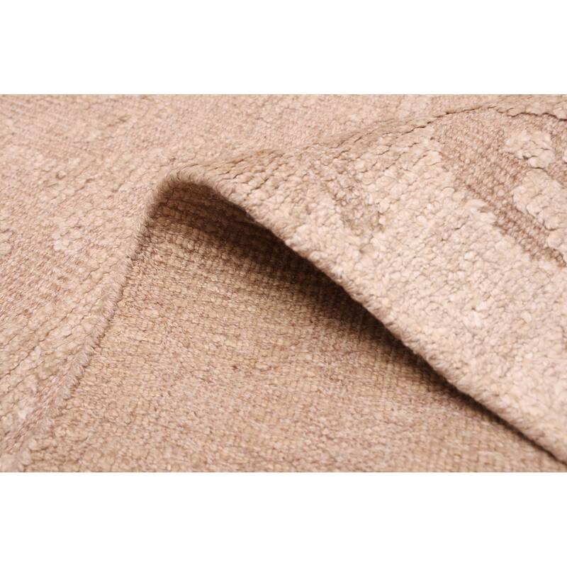 ECARPETGALLERY Hand-knotted Looma Tan Silk, Wool Rug - 8'1 x 10'0