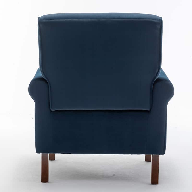 Traditional Rolled Arm Living Room Armchair