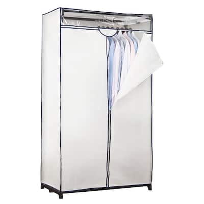 Simplify 36" Wide Portable Closet in White - 36"x19.7"x63"