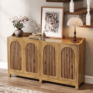 57 Inches Farmhouse Storage Cabinet for Home
