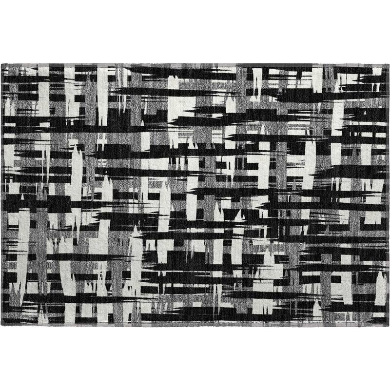 Premium Washable Super Soft Contemporary Plaid Mayfield Rug