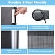 preview thumbnail 8 of 17, Yescom Retractable Baby Gate for Stairs 71" Wide 33" Tall Dog Gate for DoorwaysPool Desk Porch