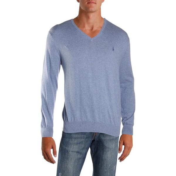 ralph lauren v neck jumper mens