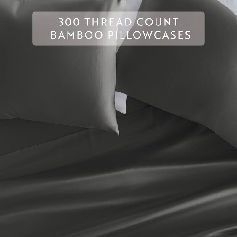 Becky Cameron Soft 100% Rayon from Bamboo 2-Piece Pillowcase Set