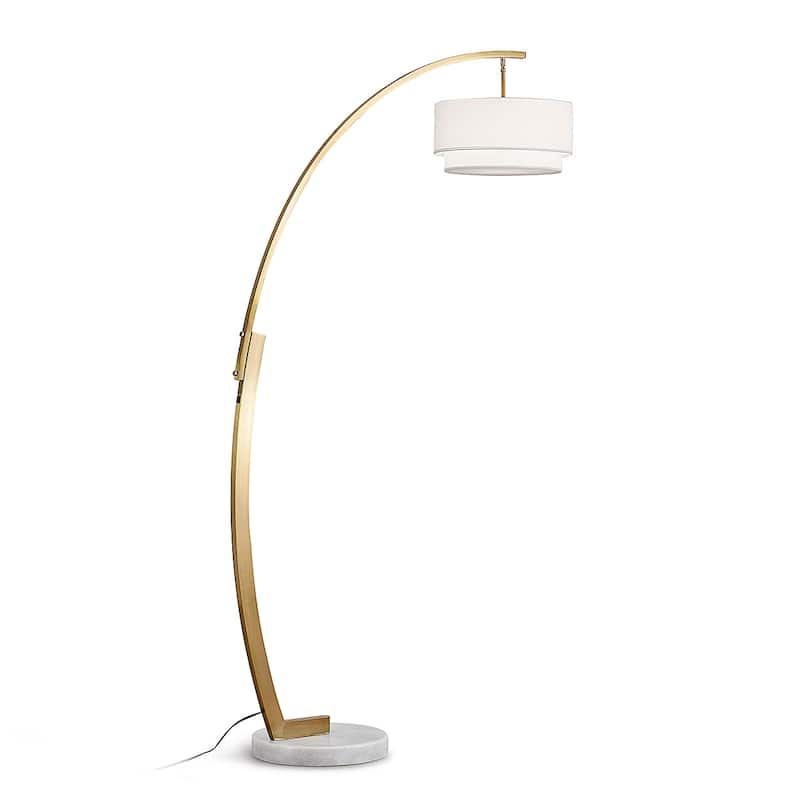 HOMEGLAM ARC 81"H Metal Floor Lamp