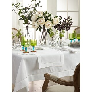 Table Runner With Hemstitched Border Design