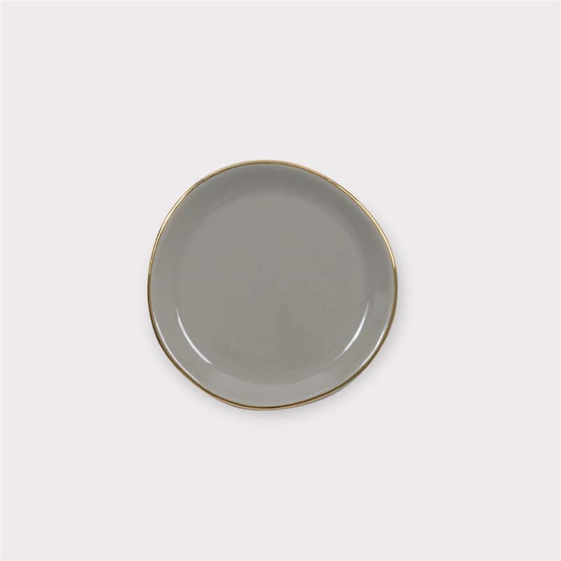 Good Morning Plate Small Gray Morn - Graymorn