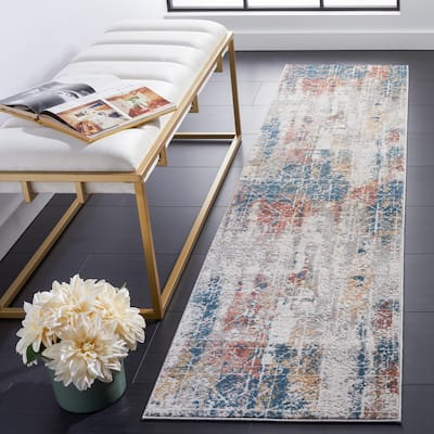 SAFAVIEH Invista Merrie Modern Abstract Rug - 2' x 8' Runner