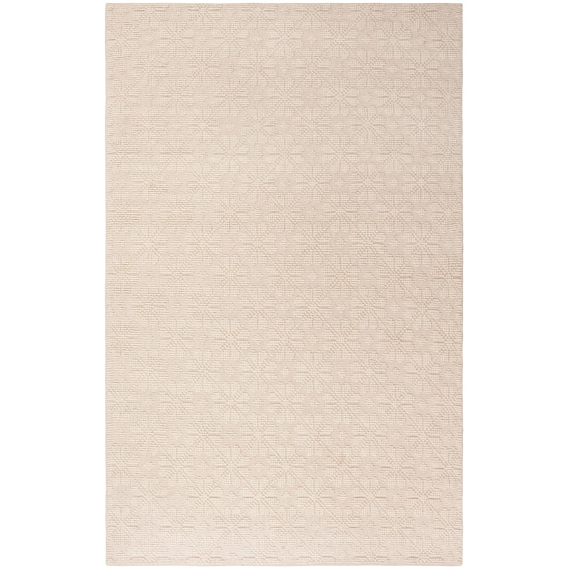 SAFAVIEH Handmade Vermont Jolie Wool Rug - 6' Square - Ivory