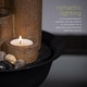 preview thumbnail 4 of 10, Alpine Corporation 11" Tall Indoor Tiered Column Tabletop Fountain with 3 Candles