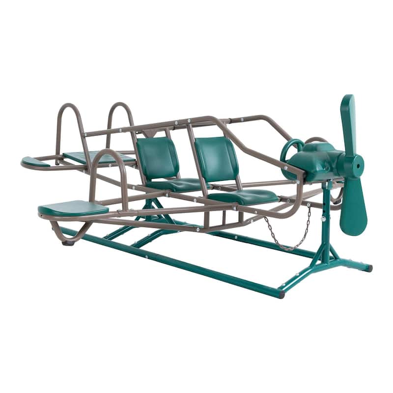 Lifetime Ace Flyer Multi-color Airplane Outdoor Teeter-totter - 2-4 Years - Green