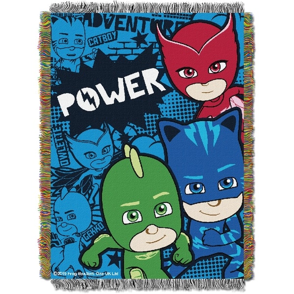 slide 1 of 1, PJ Maske Power Trio Woven Tapestry Throw Blanket