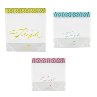 Simplify for Green Living 3 PC Reusable Snack Bags for Kids - Pink