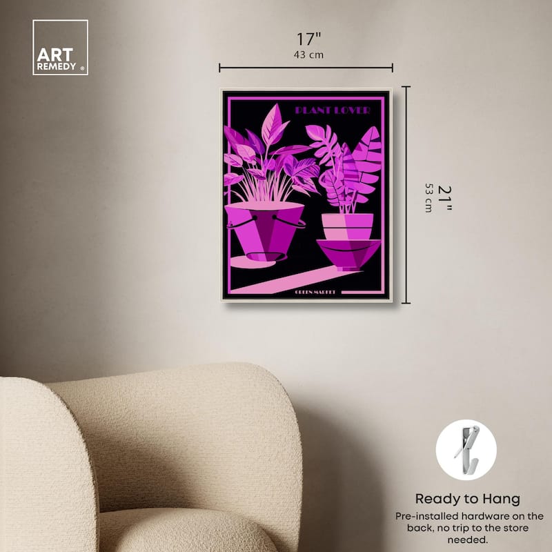 Plant Lover Canvas by Art Remedy