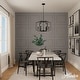 preview thumbnail 2 of 11, Hunter Zoanne 6-Light Modern Geometric Chandelier - Entry, Dining Room - Contemporary, Transitional