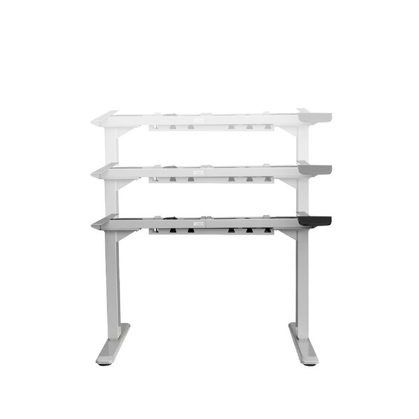 ergomax height adjustable ergonomic standing workstation