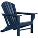 preview thumbnail 69 of 96, Altura Classic Outdoor Eco-Friendly All Weather Adirondack Chairs with Side Table (3-Piece Set)