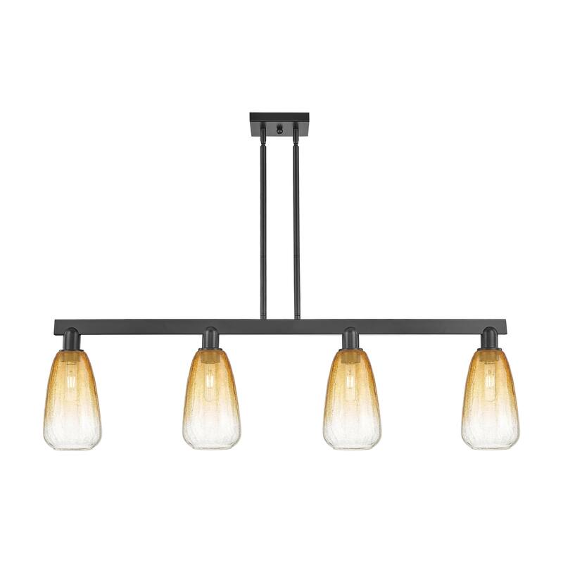 Innovations Lighting Urban Downtown - Brookhaven Almond - 4 Light 48" Stem Hung Island Light