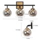 preview thumbnail 7 of 16, Modern Black Gold 2/3/4-Light Bathroom Mercury Glass Vanity Lights Wall Sconces