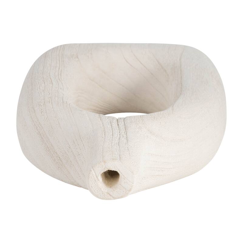 Sagebrook Home Neutral Cut-out Vase.