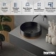preview thumbnail 15 of 13, Karran Cinox Stainless Steel Round Vessel Sink
