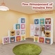 preview thumbnail 70 of 68, Kids Wardrobe Closet with Hanging Section and Cute Doors