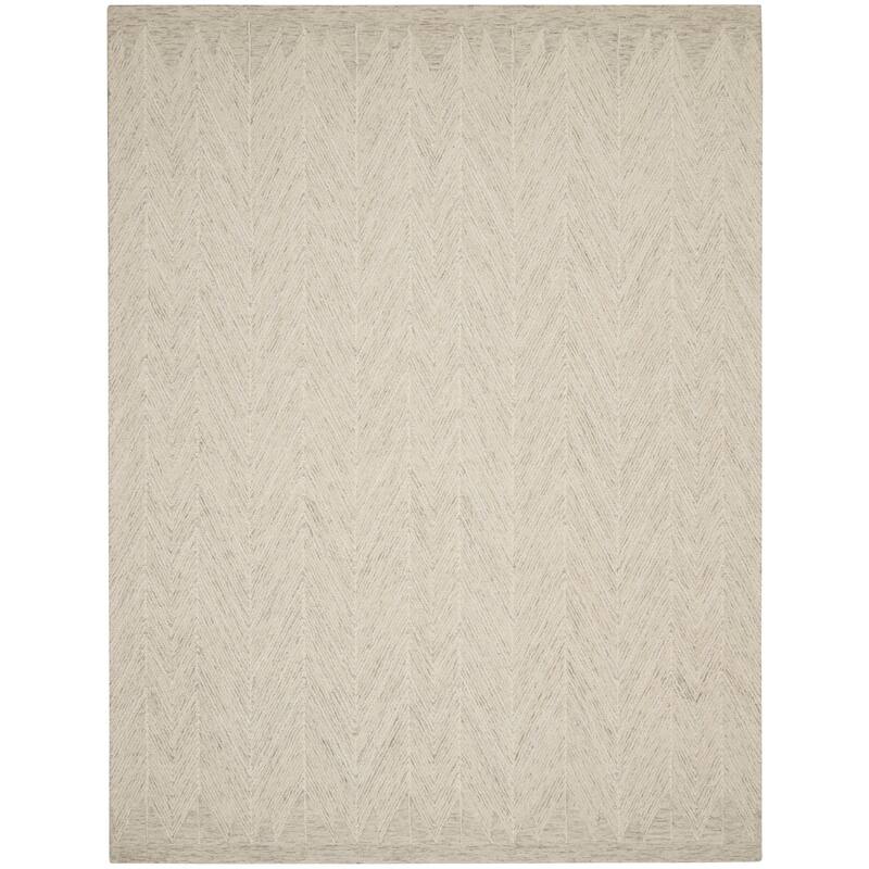 Nourison Interlock Contemporary Chevron Tufted Area Rug