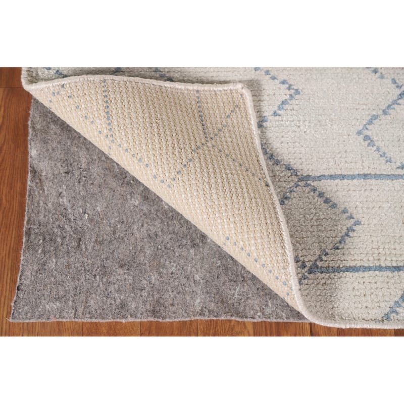 Trellis / Moroccan Indian Area Rug Handmade Wool Carpet - 5'1"x 7'10"