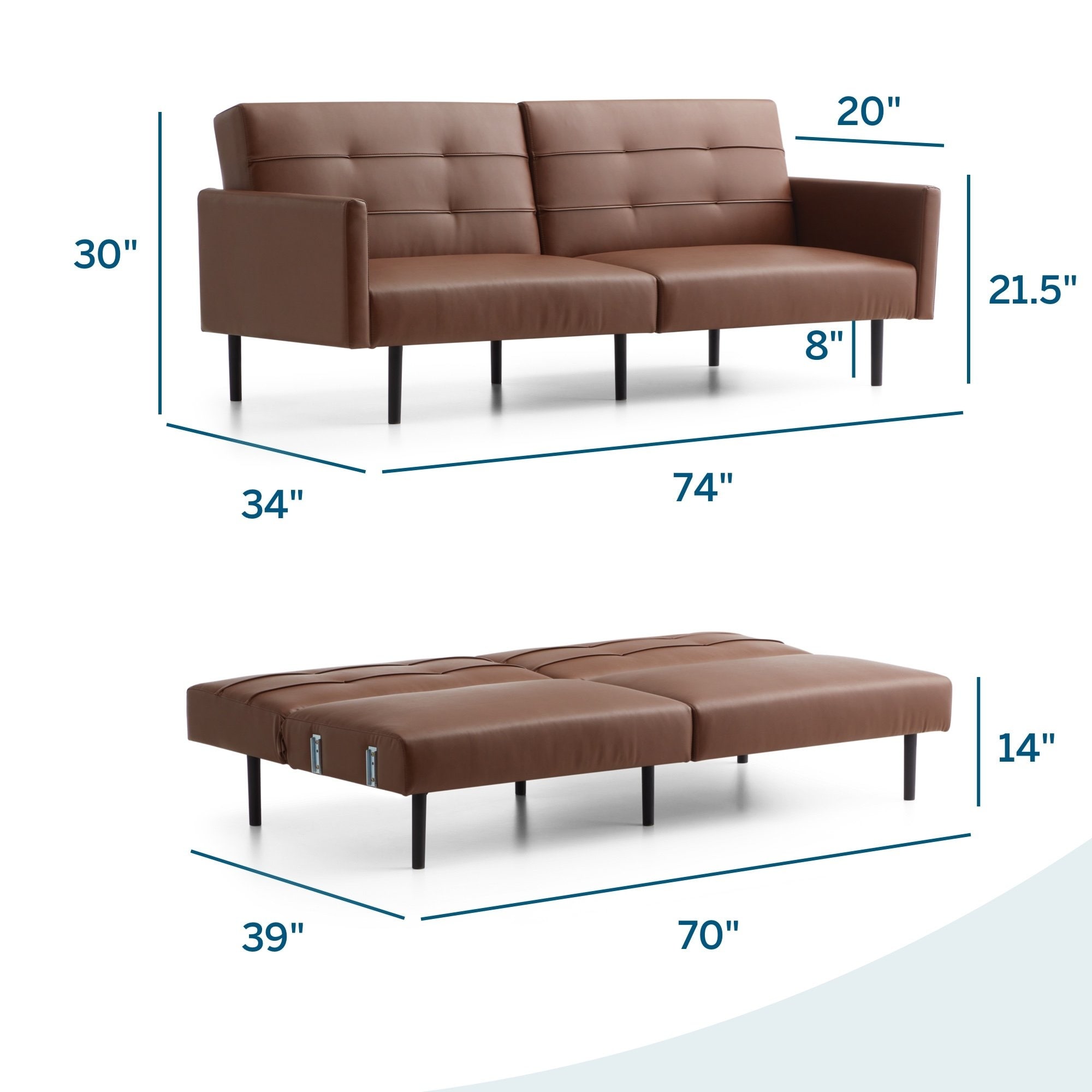 Lucid folding sofa shop