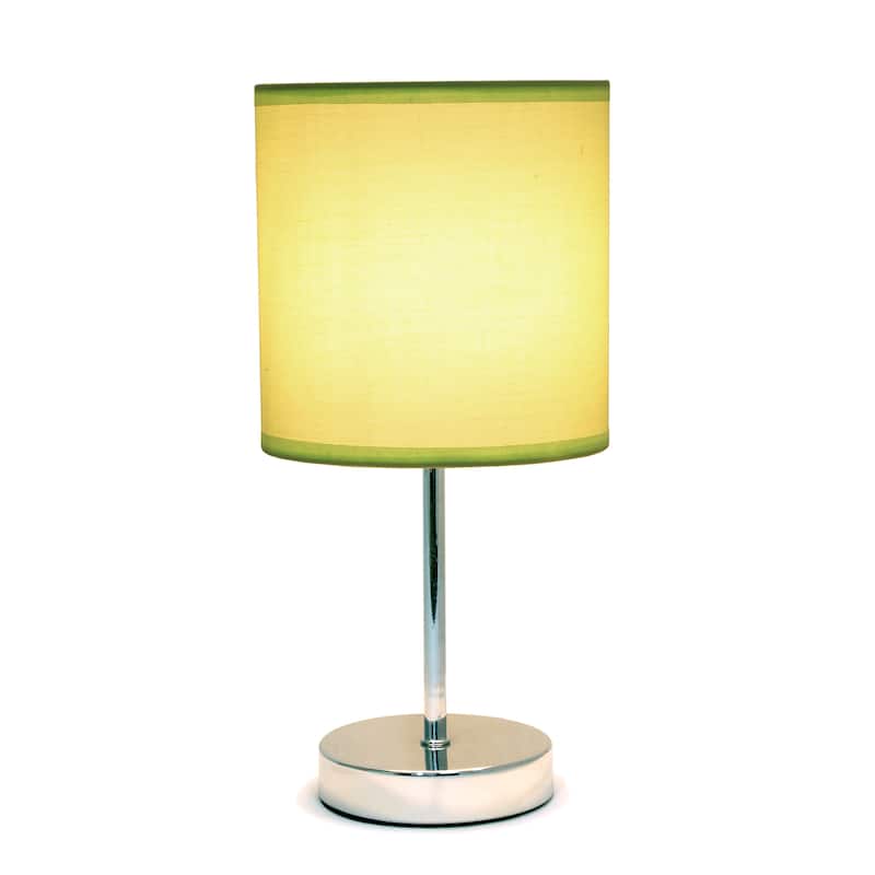 Simple Designs 11.81" Basic Mini Table Lamp with Feit LED Bulb Included - 11.81