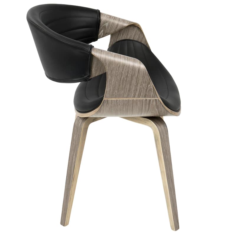 Carson Carrington Kanteborg Faux Leather/Wood Dining Chair