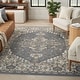 preview thumbnail 72 of 99, Nourison Quarry Indoor only Persian Area Rug.