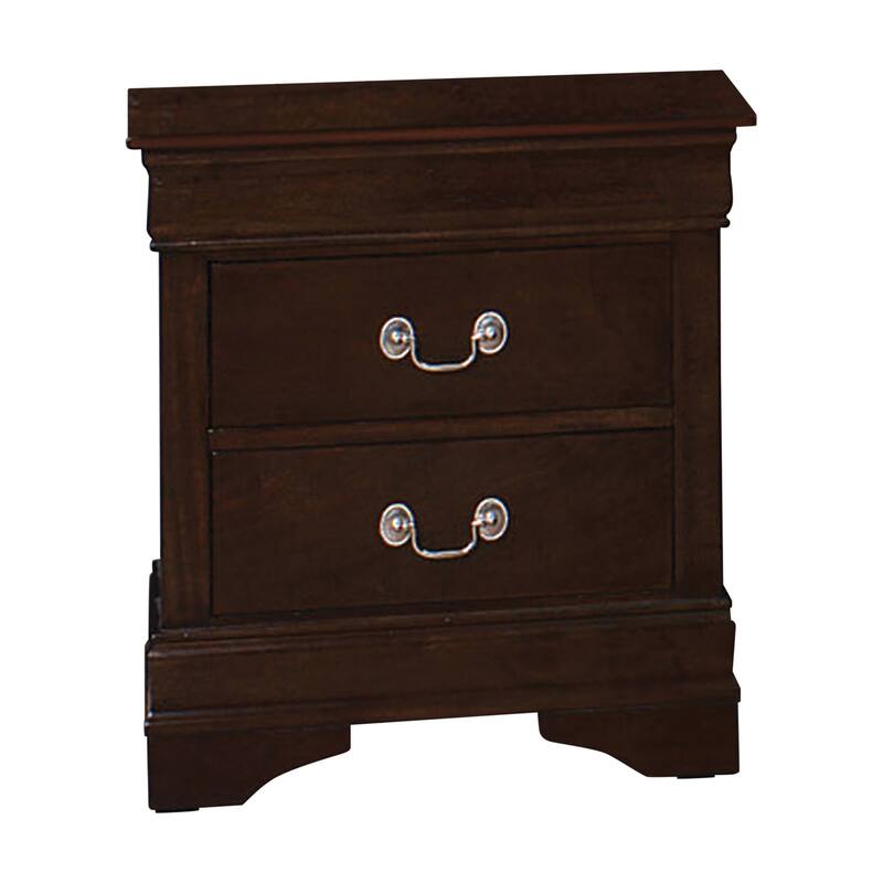 Graffenstaden Cappuccino 4-piece Bedroom Set with 2 Nightstands and Dresser