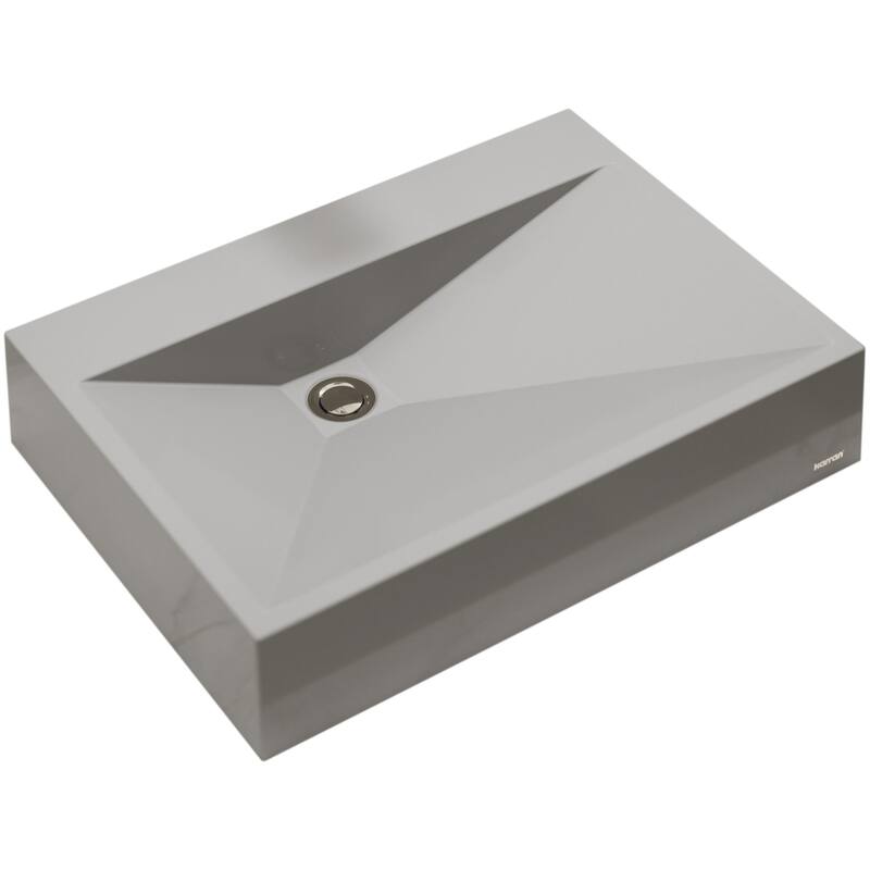 Karran USA SQS100 Sternhagen 24-1/4" Rectangular Quartz Composite - Grey