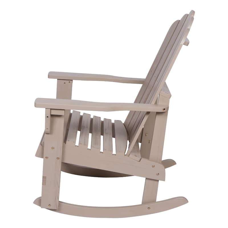 Venice Outdoor Adirondack Rocking Chair