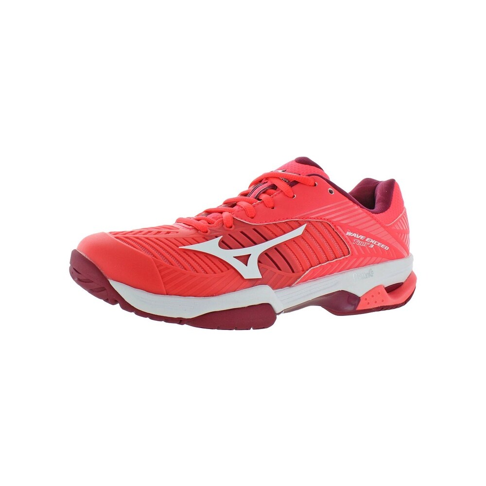 womens red workout shoes
