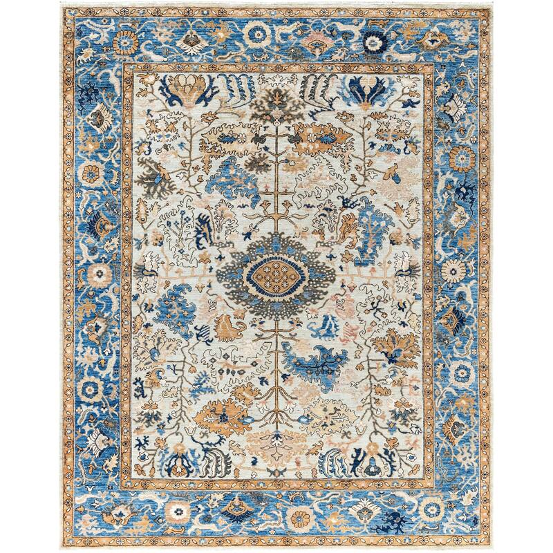 Serapi One-of-a-Kind Hand-Knotted Area Rug - Ivory - 8' 1" x 10' 0"