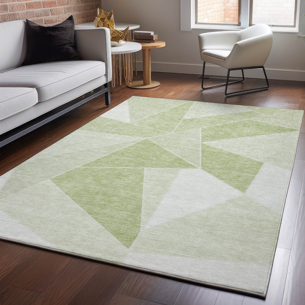 Premium Washable Super Soft Contemporary Mosaic Mayfield Rug