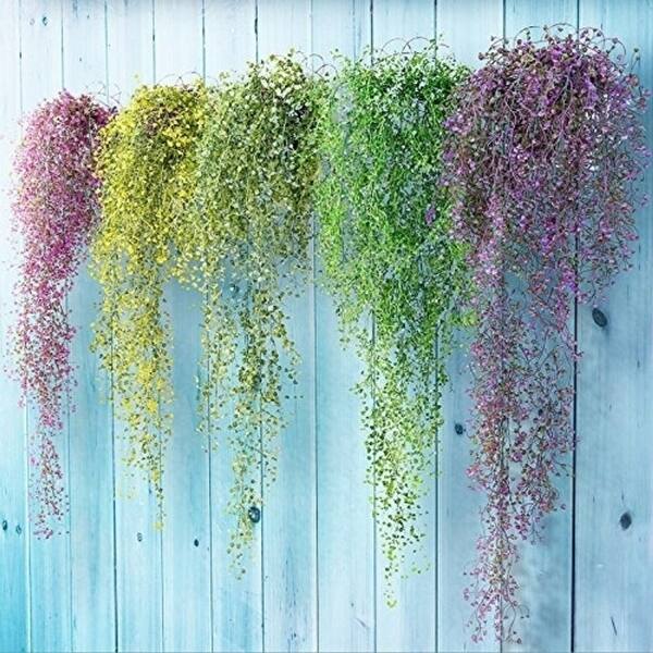 Shop Luyue Artificial Fake Hanging Vine String Plant Home Garden