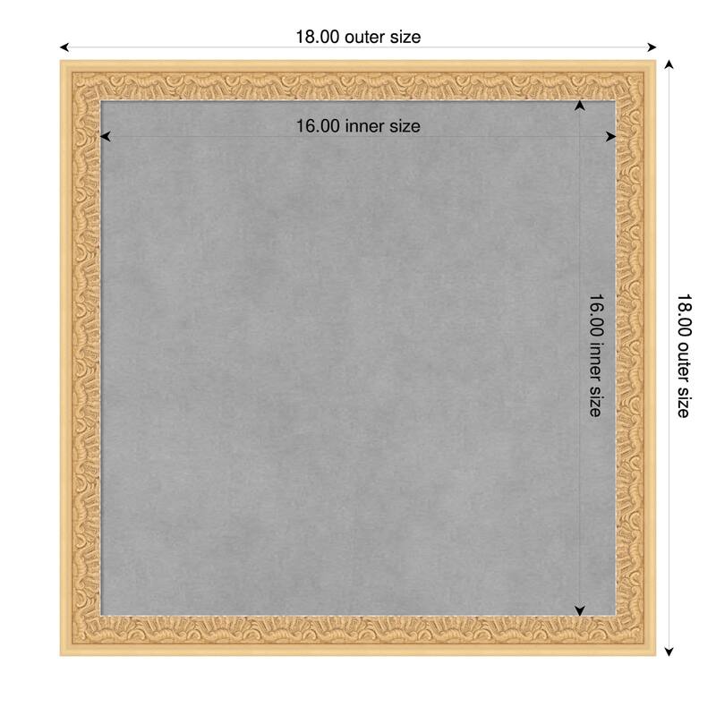 Amanti Art Bethany Black Framed - 18 x 18 in - Bethany Gold