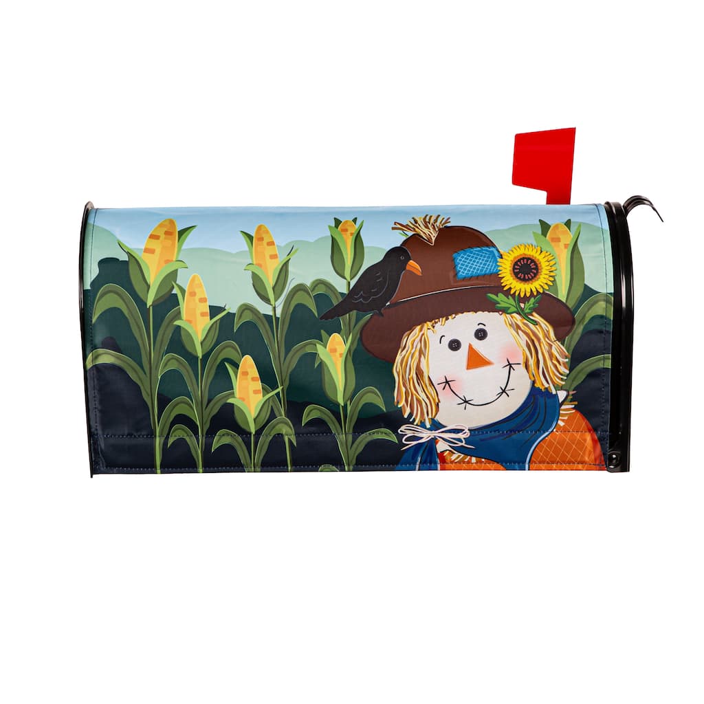Scarecrow and Friend Mailbox Cover