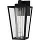 preview thumbnail 5 of 3, Matte Black Outdoor Wall Lantern from the Jett Collection