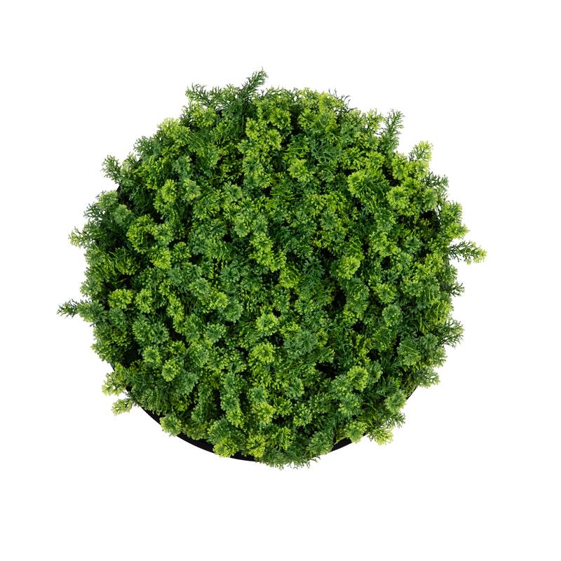 Irish Meadow Artificial Framed Living Wall Panel - 20" - Green